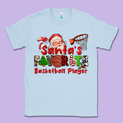 Santas Favorite Basketball Player Classic Tee Designed By Cowgirlartshop