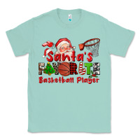 Seafoam santas favorite basketball player Classic Tee - CowGirlArtShop