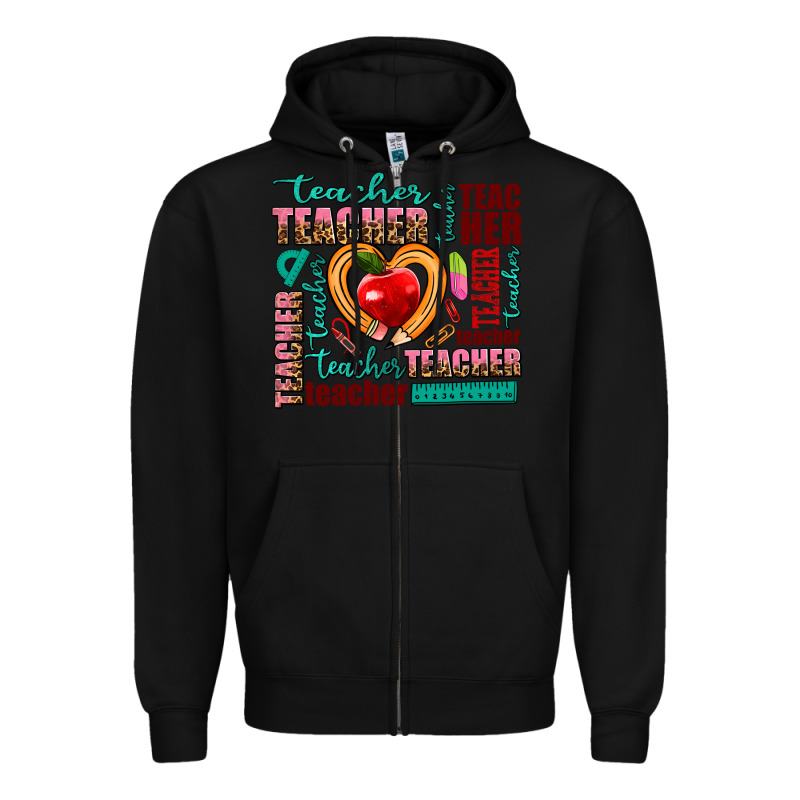 Teacher Zipper Hoodie by AdoDesignShop | Teevron
