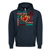 Navy teacher Zipper Hoodie - AdoDesignShop