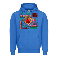 True Royal teacher Zipper Hoodie - AdoDesignShop