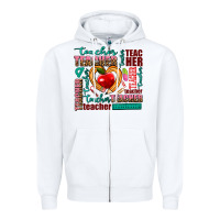 White teacher Zipper Hoodie - AdoDesignShop