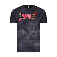Cloud Black Love Valentine's Day Vintage Tee - FaDigitalArtStudio