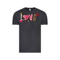 Vintage Black Love Valentine's Day Vintage Tee - FaDigitalArtStudio