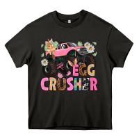 Asphalt Egg crusher Easter Day Heavy Core Tee - HowdyJamesFarm