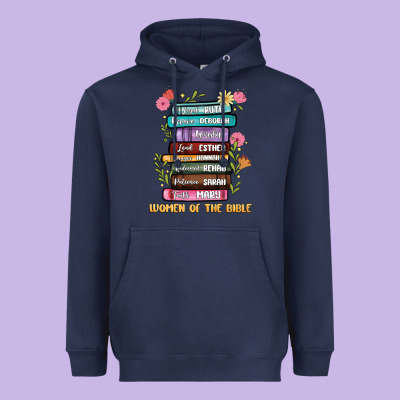 The Original Women Of The Bible Books Full Color Heavyweight Hoodie Designed By Jahusdesignshop