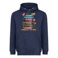 Navy the original women of the bible books full color Heavyweight Hoodie - JahusDesignShop
