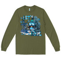 Army Green let's roll Long Sleeve Tee - FaDigitalArtStudio