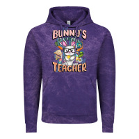 Cloud Purple Bunny's Favorite Teacher Easter Day Vintage Hoodie - FaDigitalArtStudio