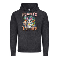 Vintage Black Bunny's Favorite Teacher Easter Day Vintage Hoodie - FaDigitalArtStudio
