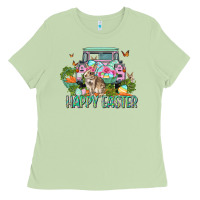 Matcha Happy Easter Day Ladies Tee - CowGirlArtShop