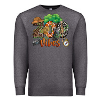 Charcoal Heather zoo vibes Premium Sweatshirt - JahusDesignShop