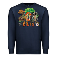Navy zoo vibes Premium Sweatshirt - JahusDesignShop