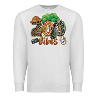 Oatmeal Heather zoo vibes Premium Sweatshirt - JahusDesignShop