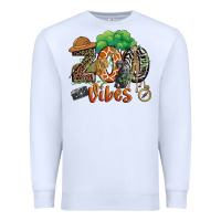White zoo vibes Premium Sweatshirt - JahusDesignShop