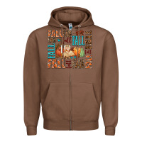 Chestnut fall fall  amd pumpkins Zipper Hoodie - AdoDesignShop