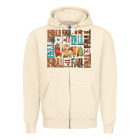Sandshell fall fall  amd pumpkins Zipper Hoodie - AdoDesignShop