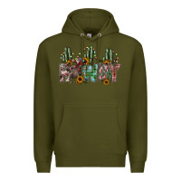 Army Green howdy Premium Hoodie - SublimationCraftShop