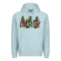 Blue Mist howdy Premium Hoodie - SublimationCraftShop