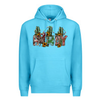 Ocean Blue howdy Premium Hoodie - SublimationCraftShop