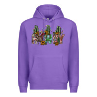 Purple howdy Premium Hoodie - SublimationCraftShop