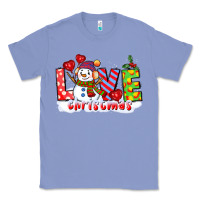 Colony Blue love christmas snowman Classic Tee - CowGirlArtShop