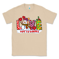 Mushroom love christmas snowman Classic Tee - CowGirlArtShop