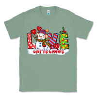 Sage love christmas snowman Classic Tee - CowGirlArtShop