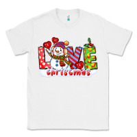 White love christmas snowman Classic Tee - CowGirlArtShop