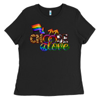 Black Western choose love Ladies Tee - CowGirlArtShop