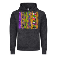 Vintage Black Mardi Gras Brushstrokes Vintage Hoodie - BundleAndBundleShop