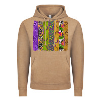 Vintage Coffee Mardi Gras Brushstrokes Vintage Hoodie - BundleAndBundleShop