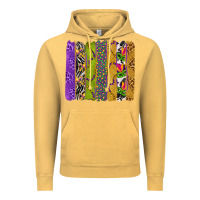 Vintage Mustard Mardi Gras Brushstrokes Vintage Hoodie - BundleAndBundleShop