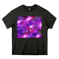 Asphalt colorful abstract galaxy black and purple Heavy Core Tee - TumblerDesignByShophia