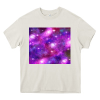 Cream colorful abstract galaxy black and purple Heavy Core Tee - TumblerDesignByShophia