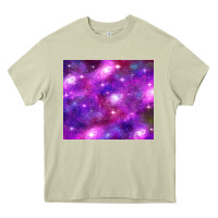 Mossy colorful abstract galaxy black and purple Heavy Core Tee - TumblerDesignByShophia