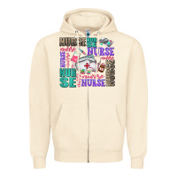 Sandshell nurse nurse nurse with nurse element Zipper Hoodie - AdoDesignShop