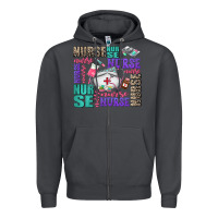 Smoke nurse nurse nurse with nurse element Zipper Hoodie - AdoDesignShop
