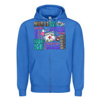 True Royal nurse nurse nurse with nurse element Zipper Hoodie - AdoDesignShop