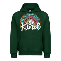 Forest Green be kind   leopard Urban Hoodie - JahusDesignShop