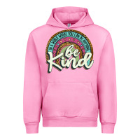 Fuchsia Pink be kind   leopard Urban Hoodie - JahusDesignShop