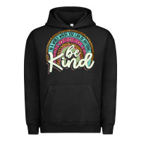 Pigment Black be kind   leopard Urban Hoodie - JahusDesignShop