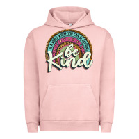Pigment Salmon be kind   leopard Urban Hoodie - JahusDesignShop