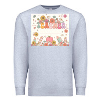 Heather Grey teacher custom name Premium Sweatshirt - JahusDesignShop