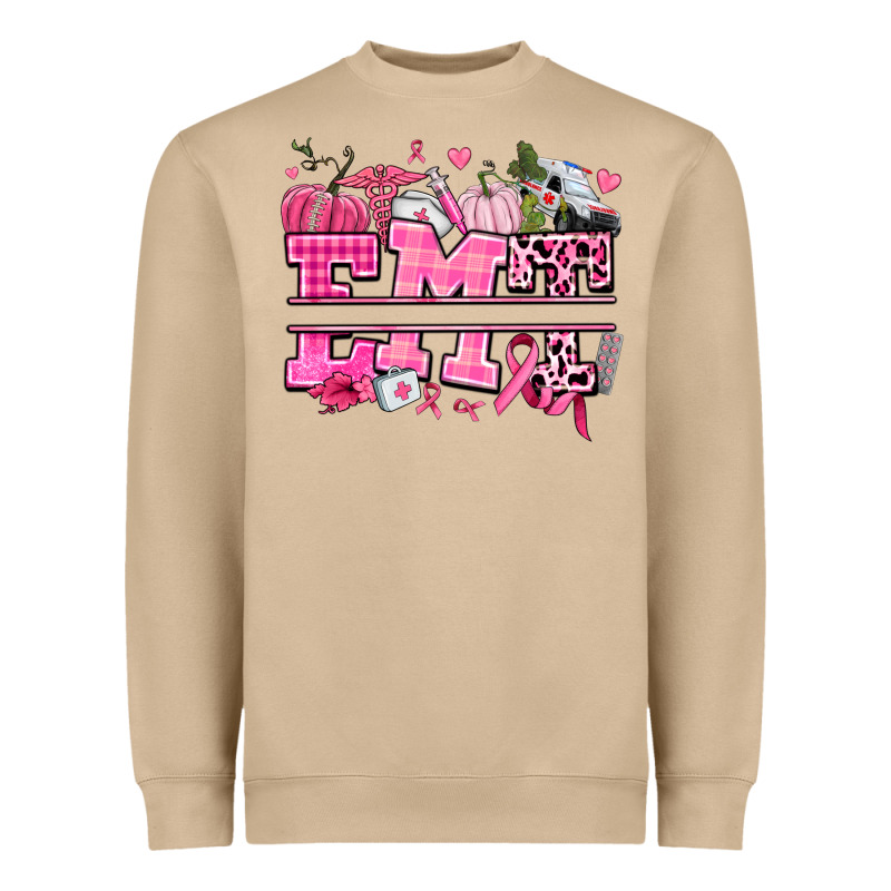 Emt Cancer And Fall Heavyweight Sweatshirt by AdoDesignShop | Teevron