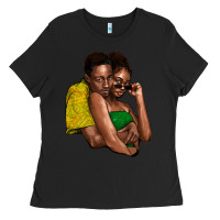 Black Black couple Ladies Tee - HowdyJamesFarm
