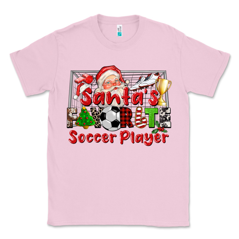 Santas Favorite Soccer Player Classic Tee by CowGirlArtShop | Teevron
