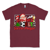 Burgundy santas favorite soccer player Classic Tee - CowGirlArtShop