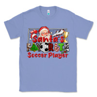 Colony Blue santas favorite soccer player Classic Tee - CowGirlArtShop