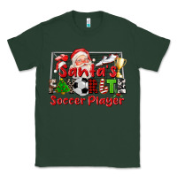 Sports Green santas favorite soccer player Classic Tee - CowGirlArtShop